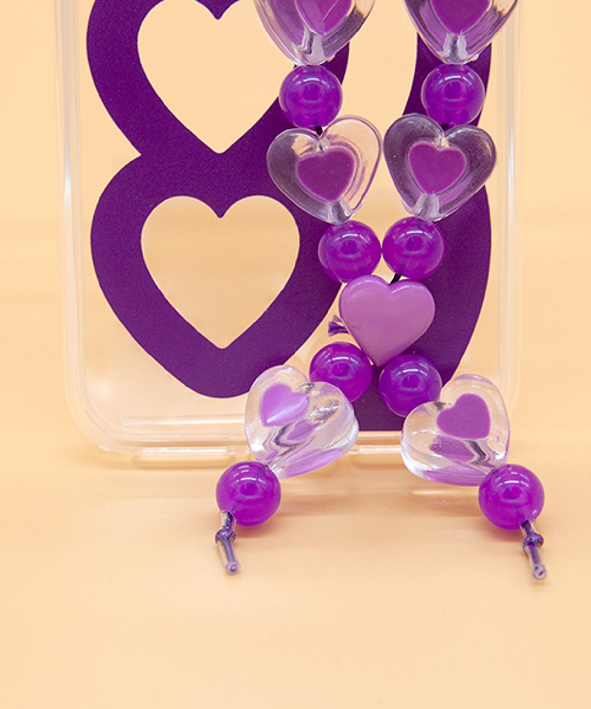 세컨드유니크네임(SECOND UNIQUE NAME) SUN CASE HEART BUBBLE PURPLE