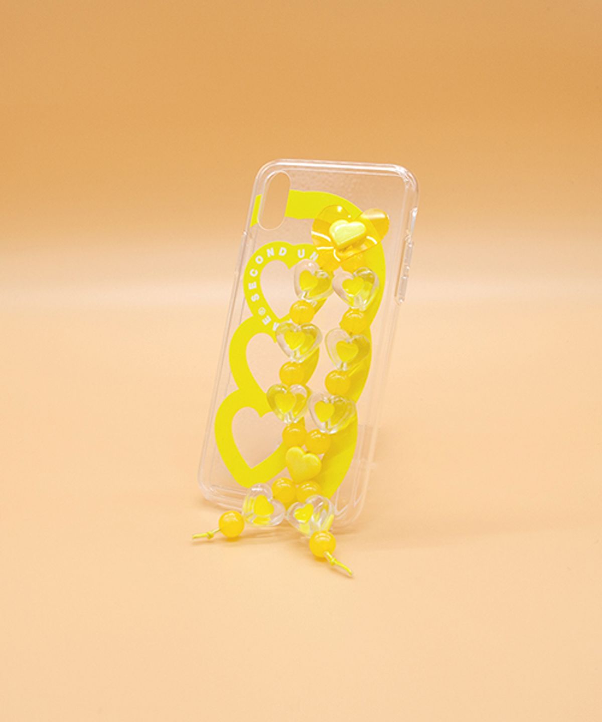 세컨드유니크네임(SECOND UNIQUE NAME) SUN CASE HEART BUBBLE YELLOW