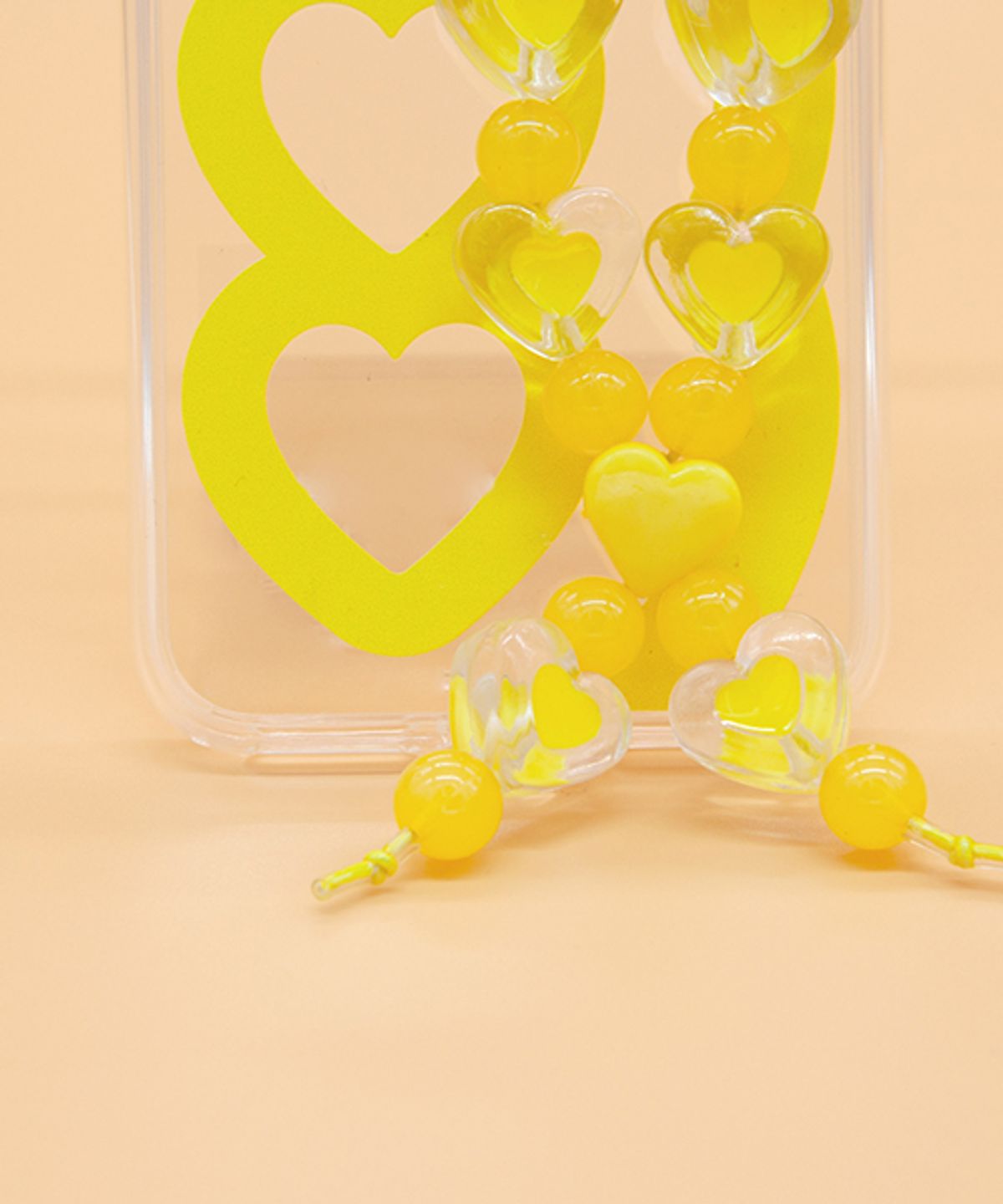 세컨드유니크네임(SECOND UNIQUE NAME) SUN CASE HEART BUBBLE YELLOW