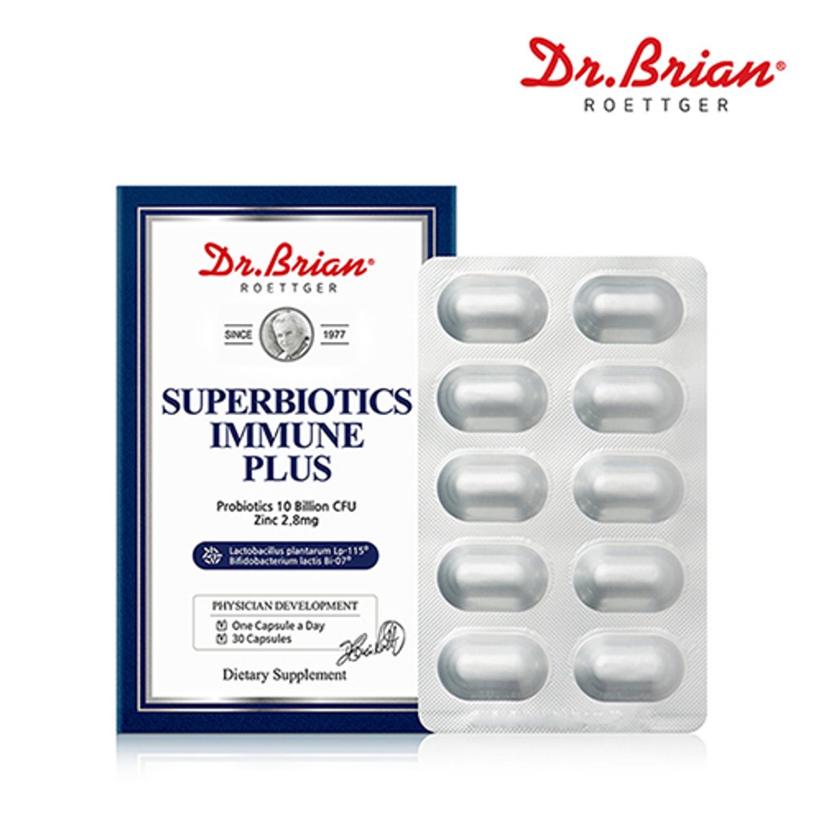 닥터브라이언(DR.BRIAN) 슈퍼바이오틱스 이뮨 플러스(30캡슐) (1개월분)