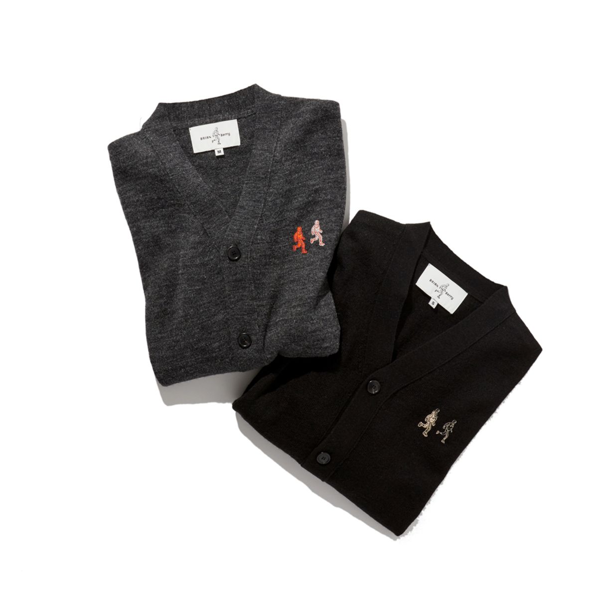 브라이언베리(BRIAN BERRY) SIGNATURE TWINS CARDIGAN_BLACK