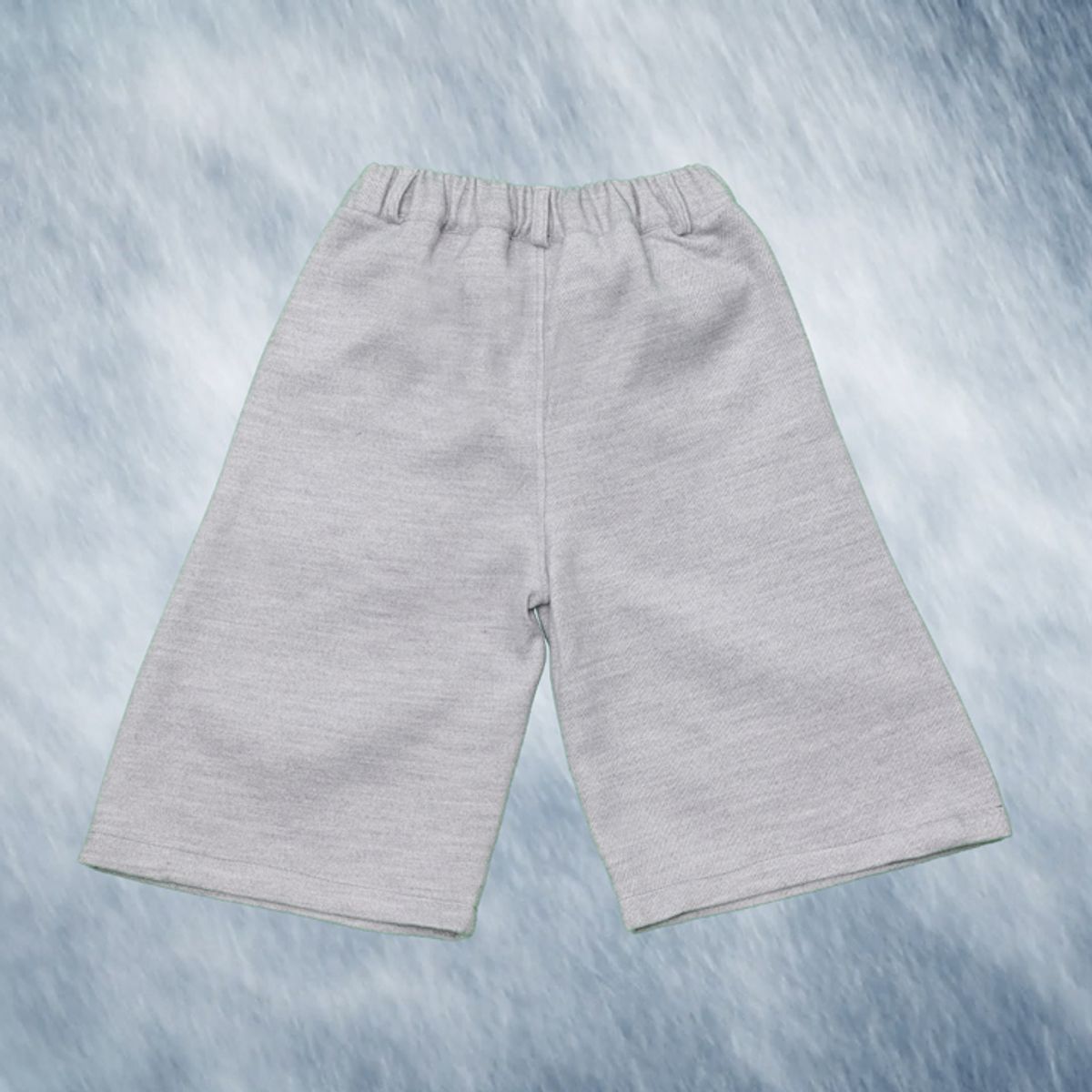 우빙(WOOVING) WIDE HALF PANTS (GRAY)
