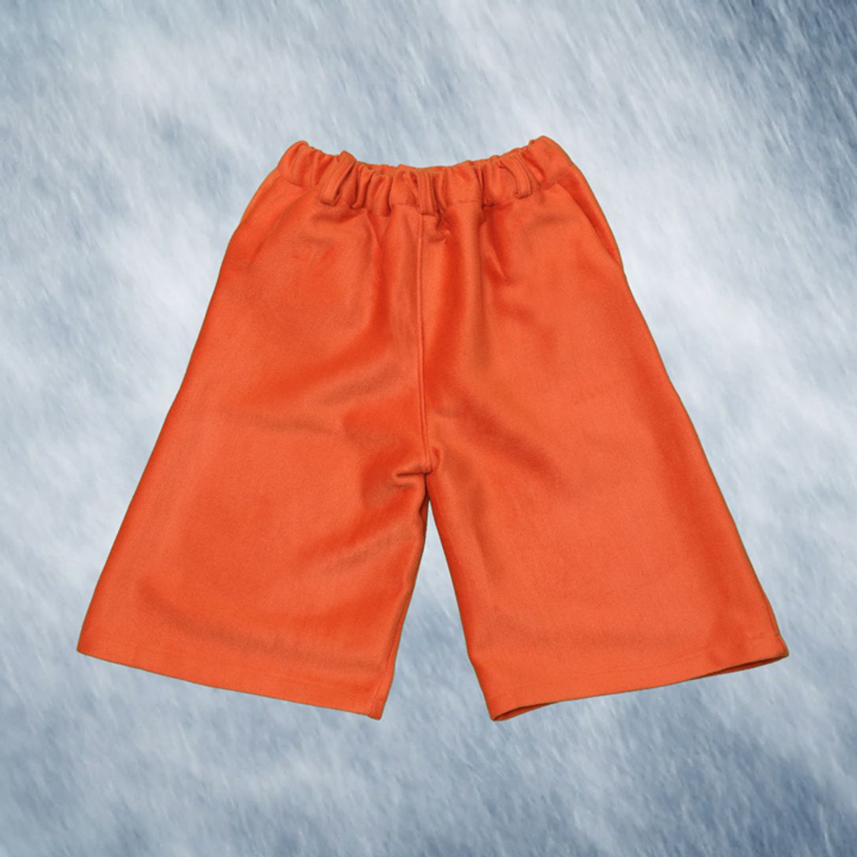 우빙(WOOVING) WIDE HALF PANTS (ORANGE)