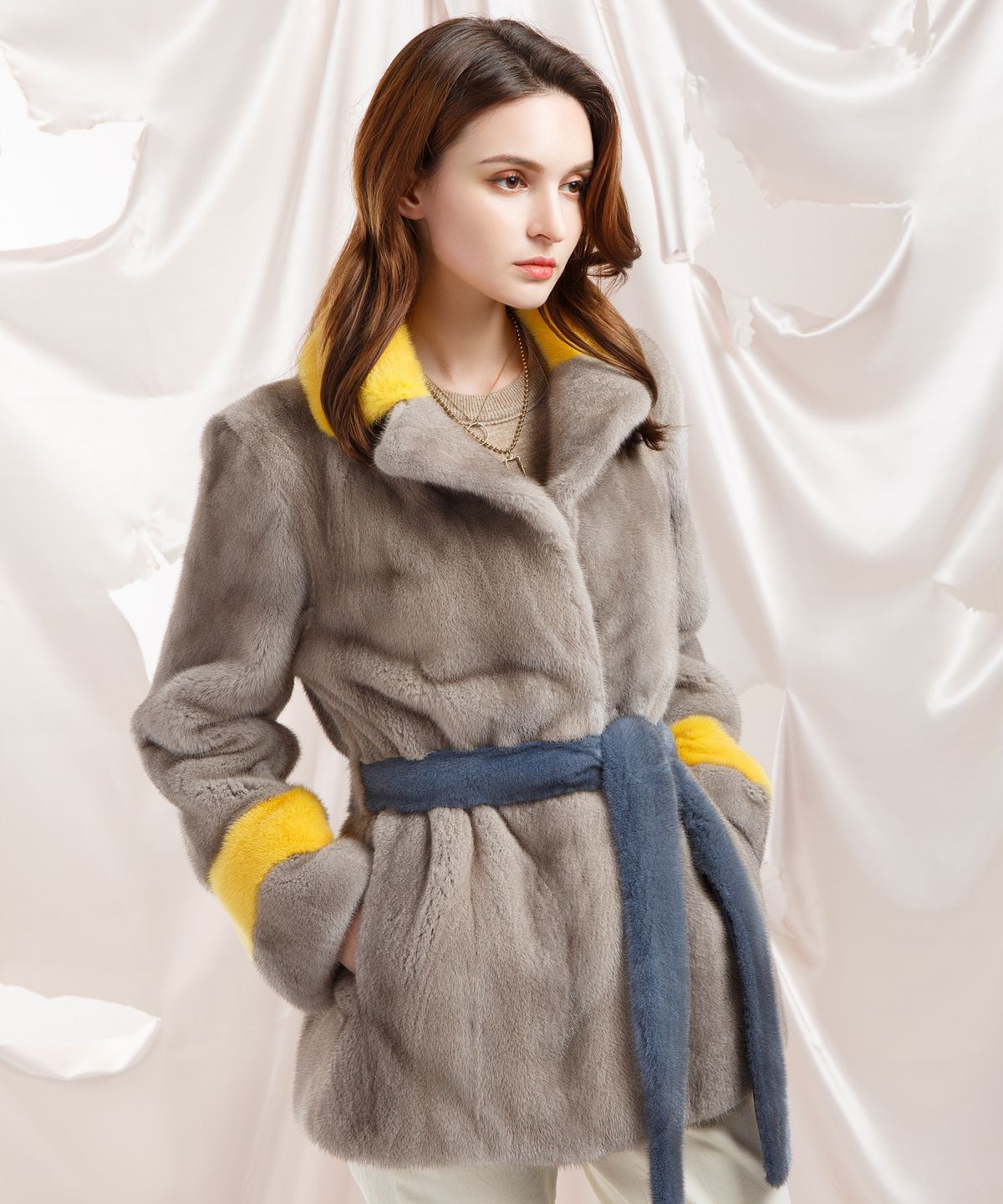 발로레나인(VALORE.9) 엘레강 벨티드 코트_ELEGANCE BELTED COAT