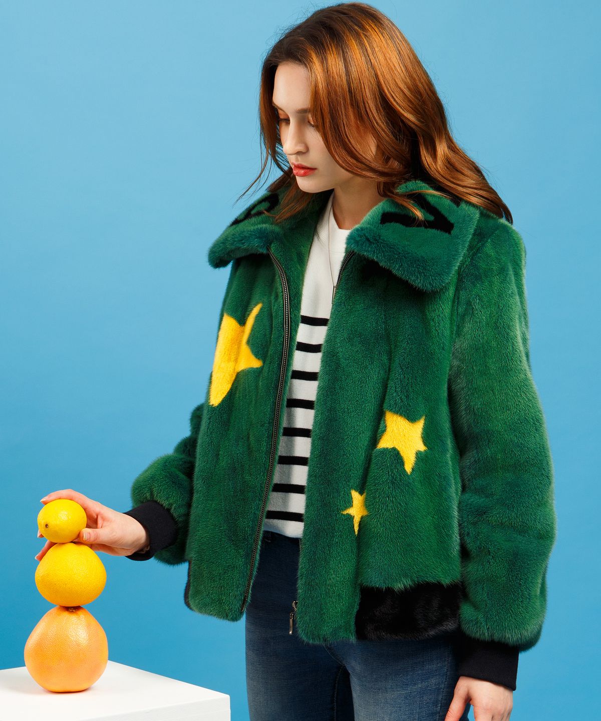 발로레나인(VALORE.9) 쓰리 스타 봄버 자켓_THREE STAR BOMBER JACKET