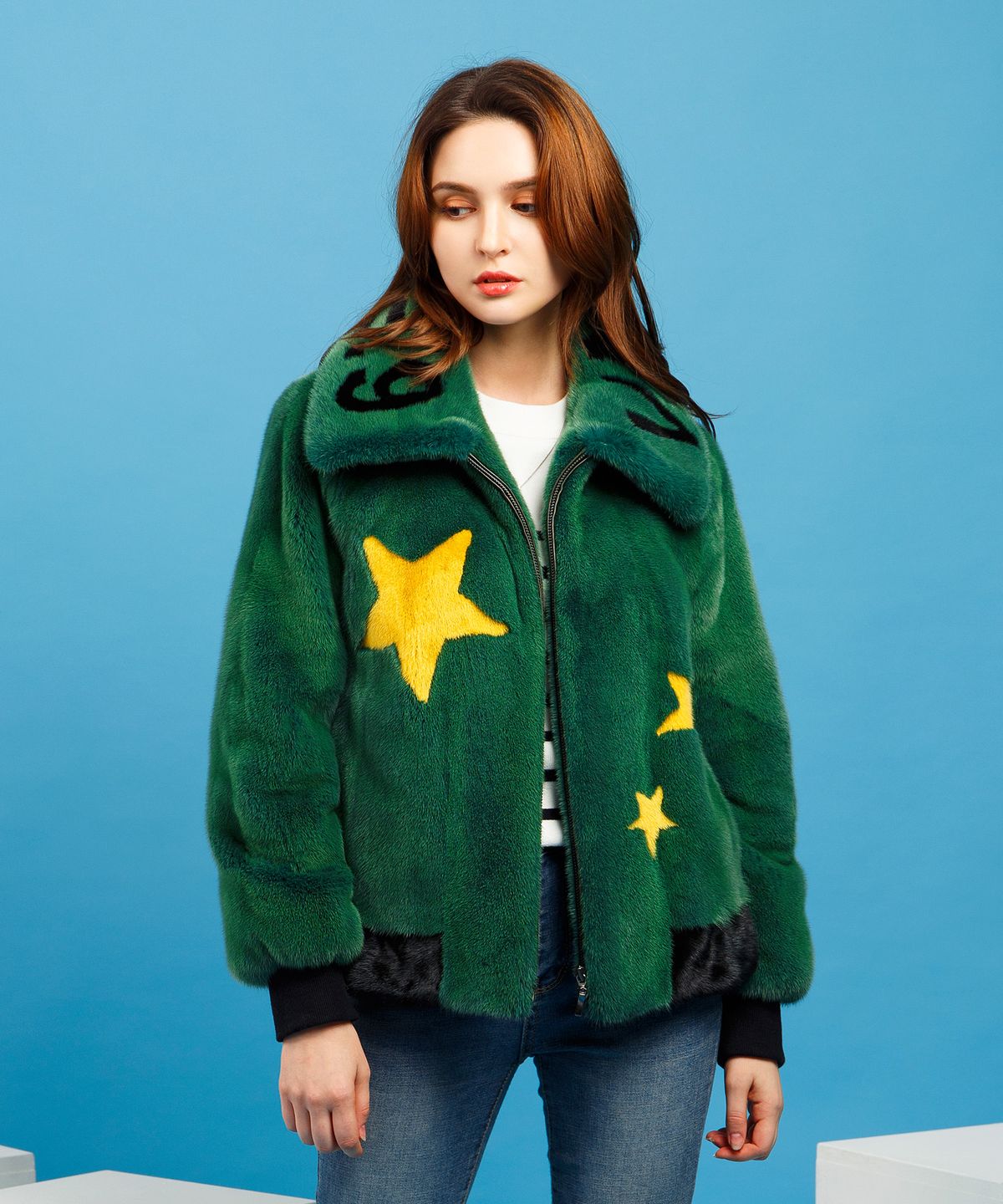 발로레나인(VALORE.9) 쓰리 스타 봄버 자켓_THREE STAR BOMBER JACKET