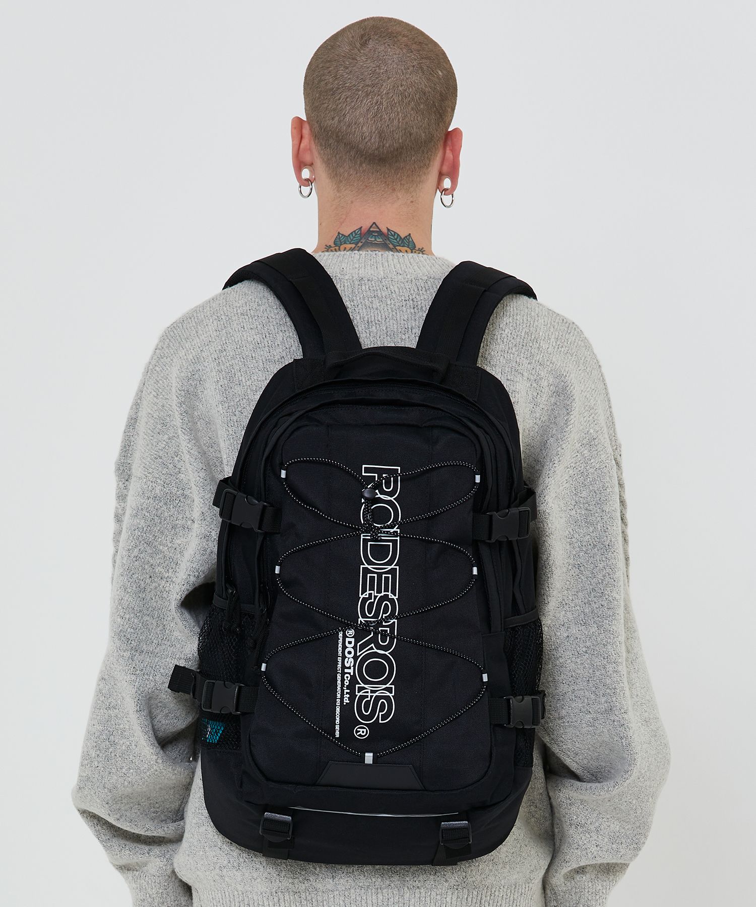 韓国人気ブランド ★DOST★ MacFly 3M Scotch String Backpack MUSINSA | ROIDESROIS McFly 3M Scotch String Backpack (Black)