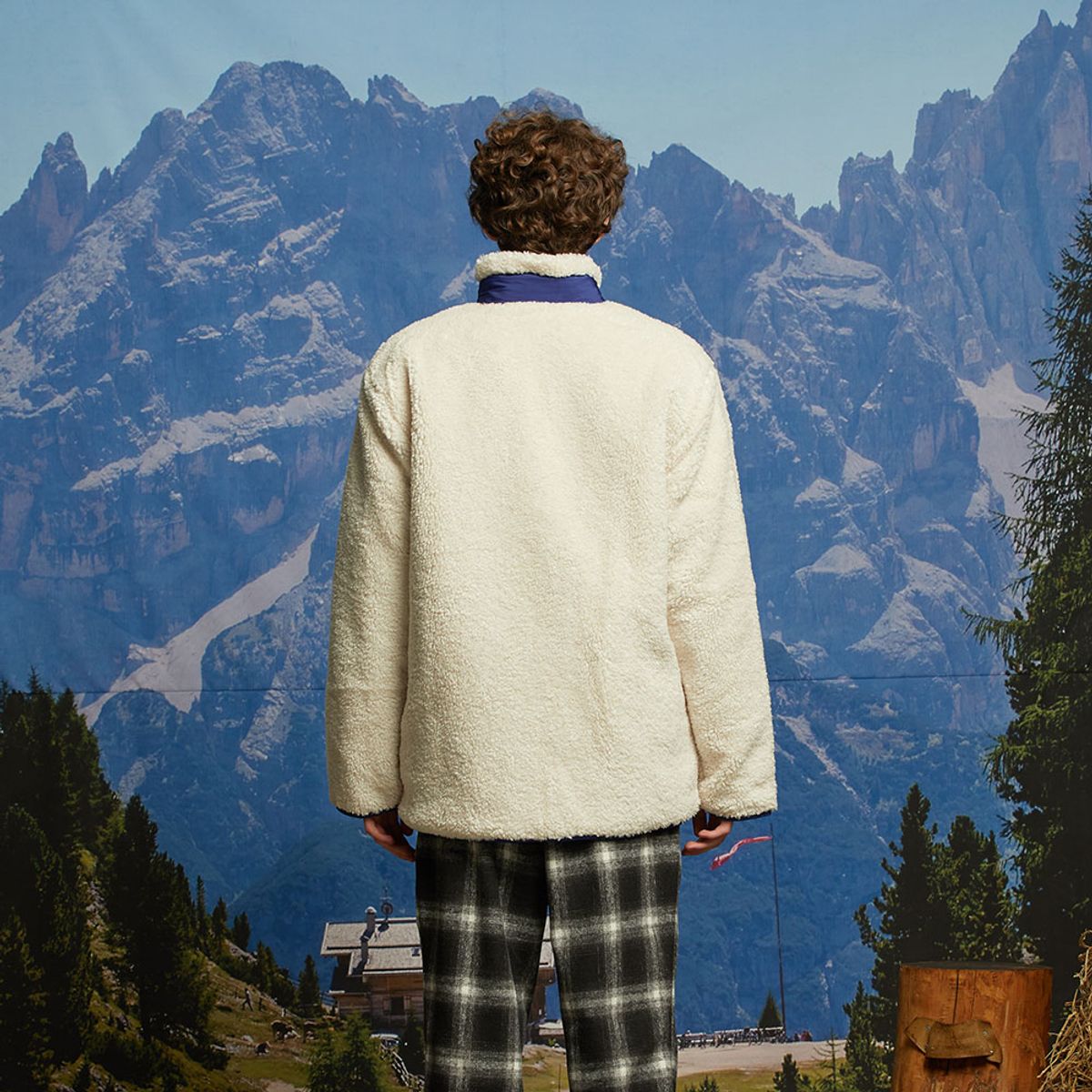 발란트(BALANT) 아워 스토리 플리스 집업 자켓 - 화이트