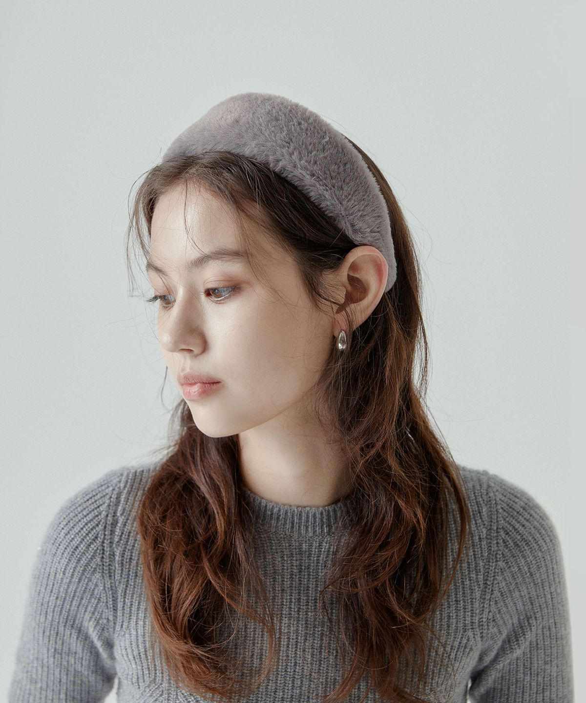 썸띵굿(SOMETHING GOOD) Fluffy Hairband