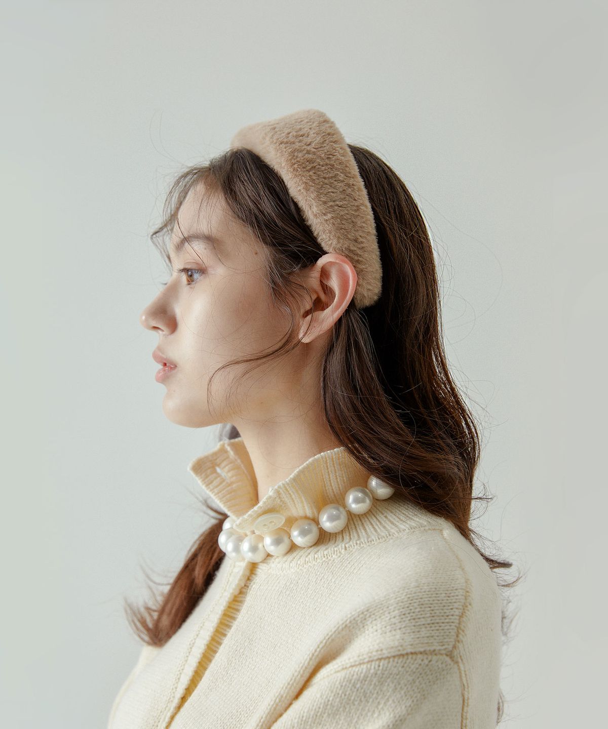 썸띵굿(SOMETHING GOOD) Fluffy Hairband