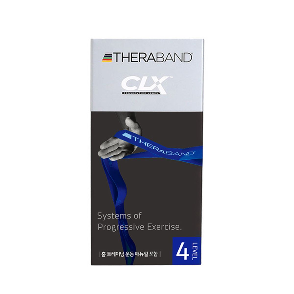 세라밴드(THERABAND) CLX 라텍스 스트레칭 밴드 블루