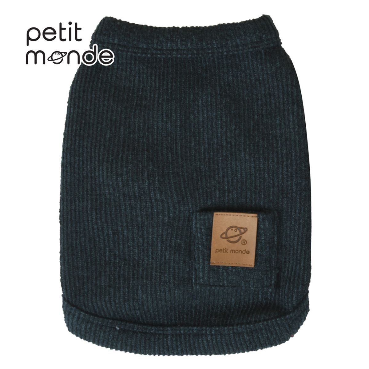 쁘띠몽드(PETIT MONDE) 카이 골지 니트 가디건 그린