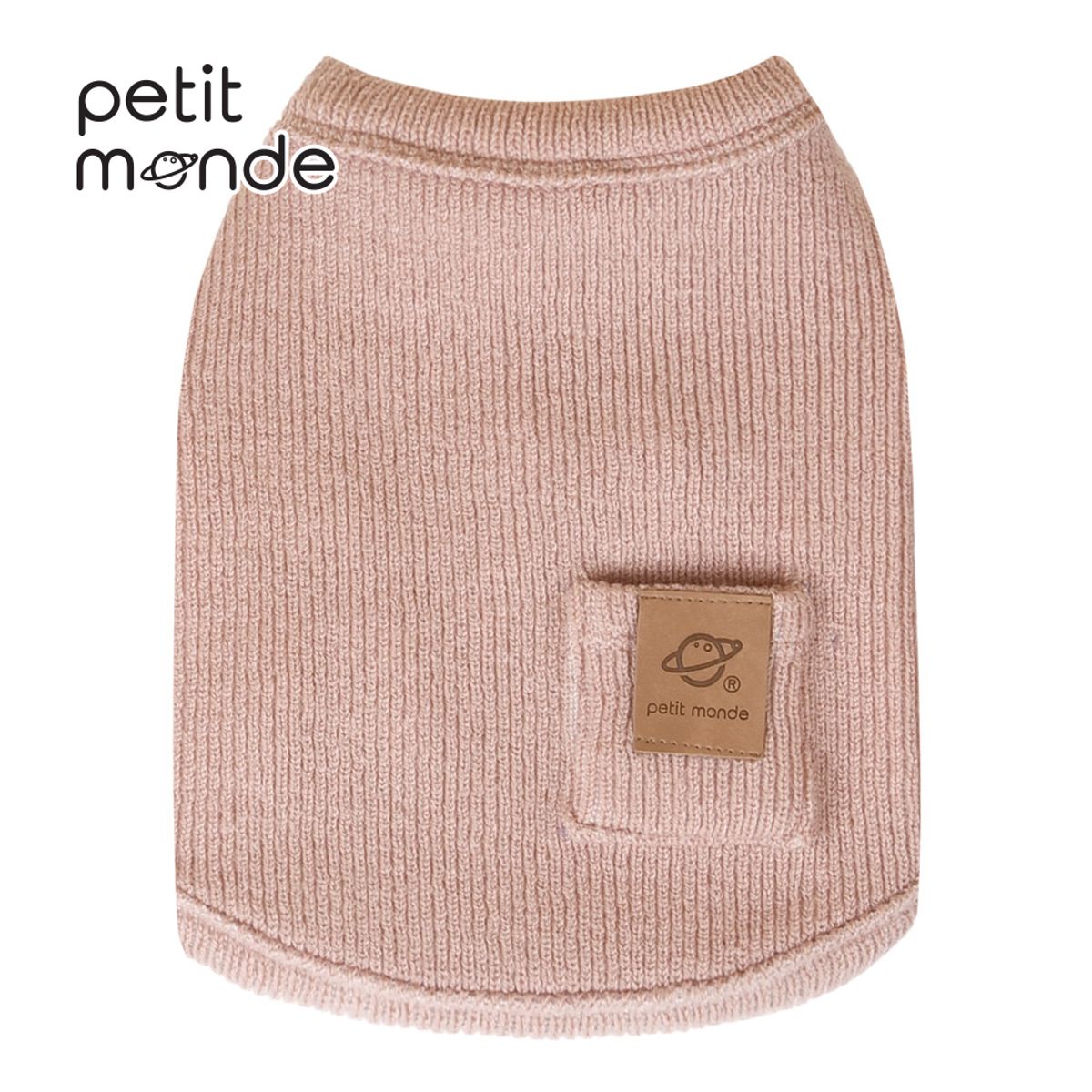 쁘띠몽드(PETIT MONDE) 카이 골지 니트 가디건 핑크