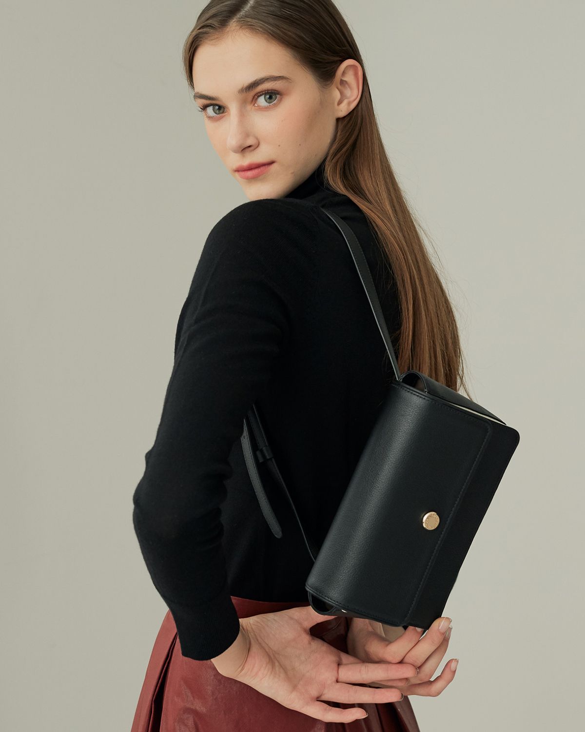 케네스영(KENNETH YOUNG) Mimi bag _ Ivory / Black combi