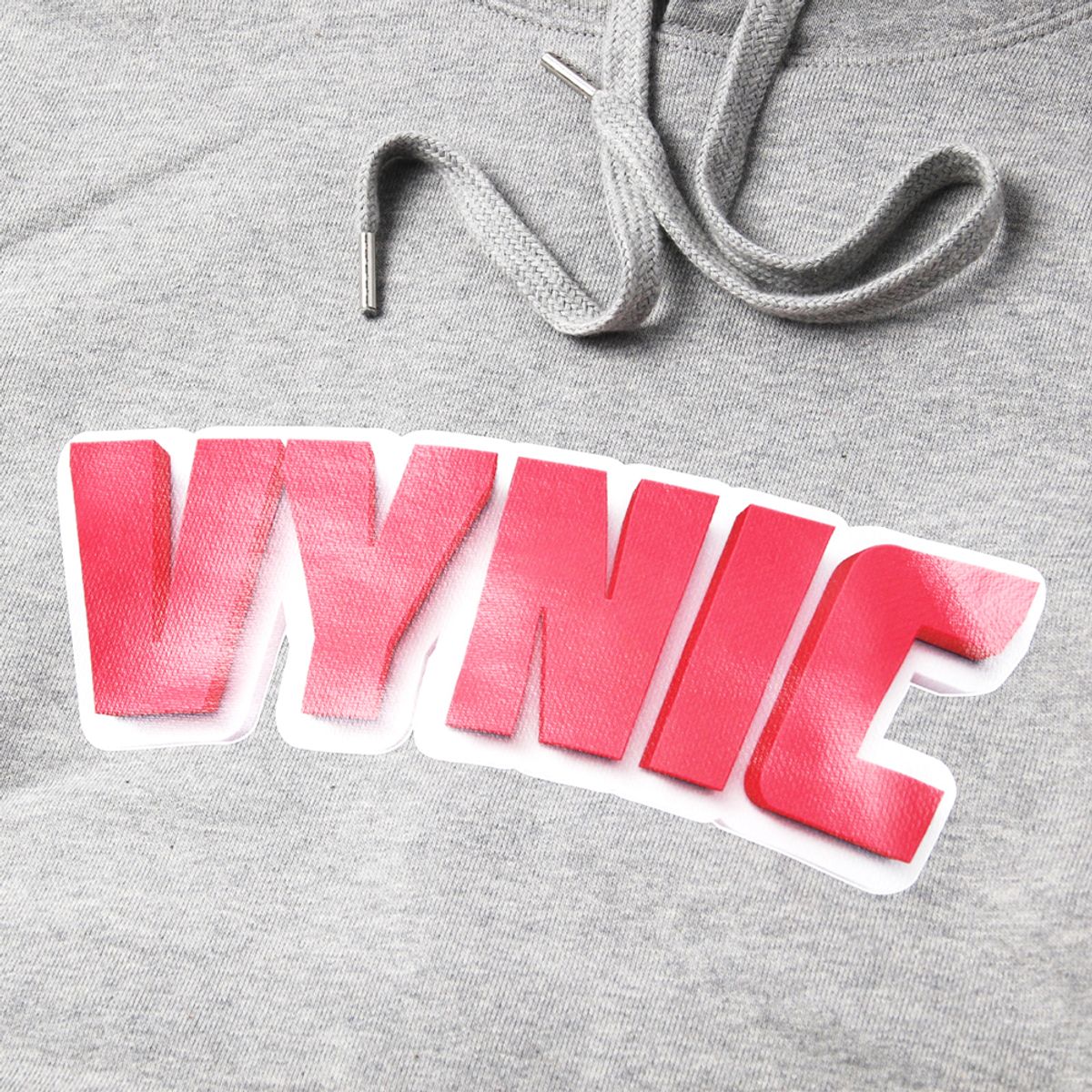 바이닉(VYNIC) 루버 로고 후드티 [그레이]