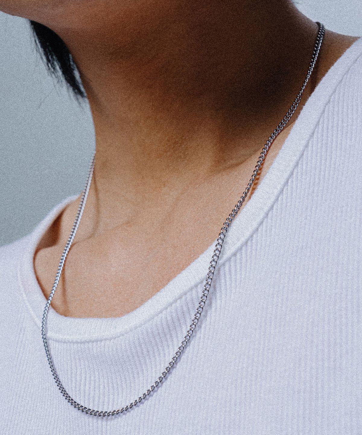 스칼렛또블랙(SCALETTOBLACK) SCB124 [사이즈 선택 가능] Surgical steel basic necklace