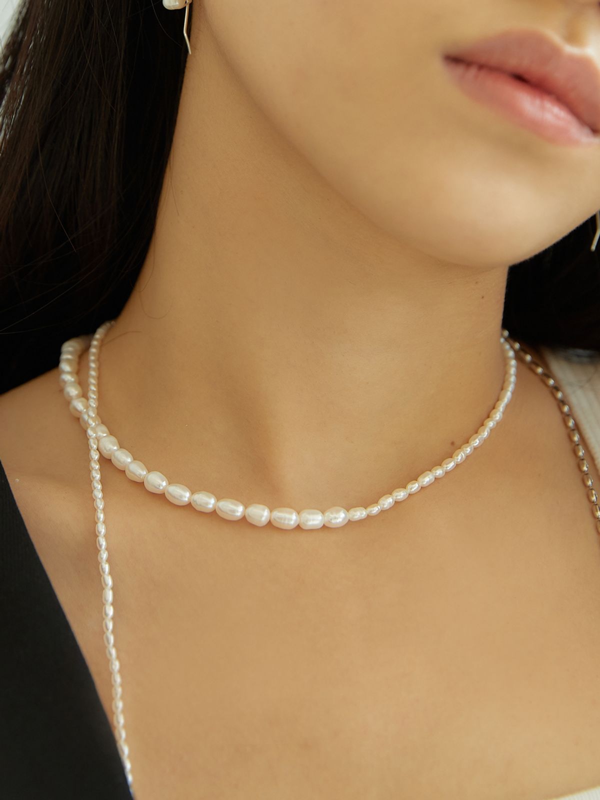 포스트루드(POSTLUDE) OVAL PEARL HALF N