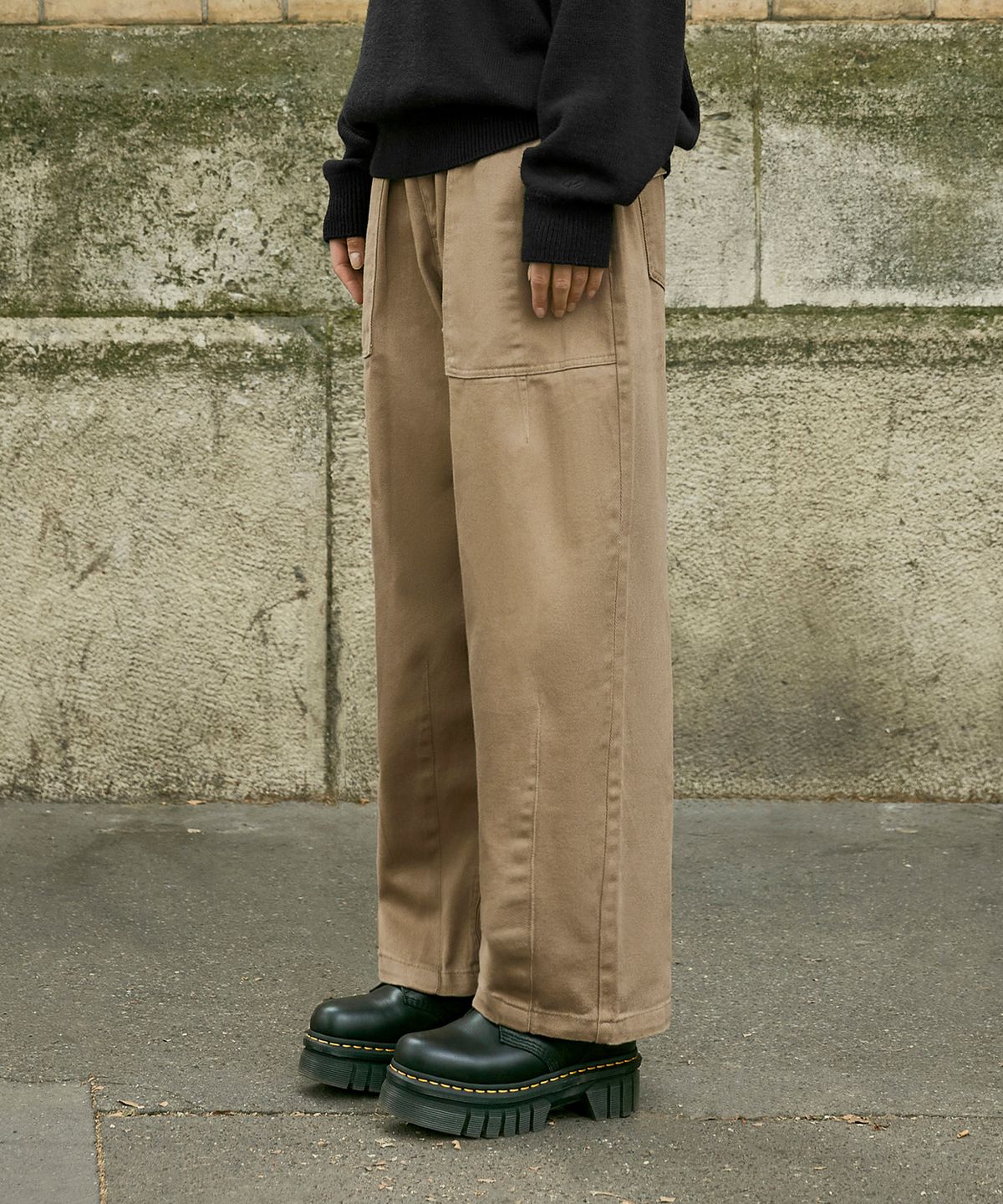 미니멀프로젝트(MINIMALPROJECT) 워시드 퍼티그 벌룬 코튼 팬츠 MPT108 [BEIGE]