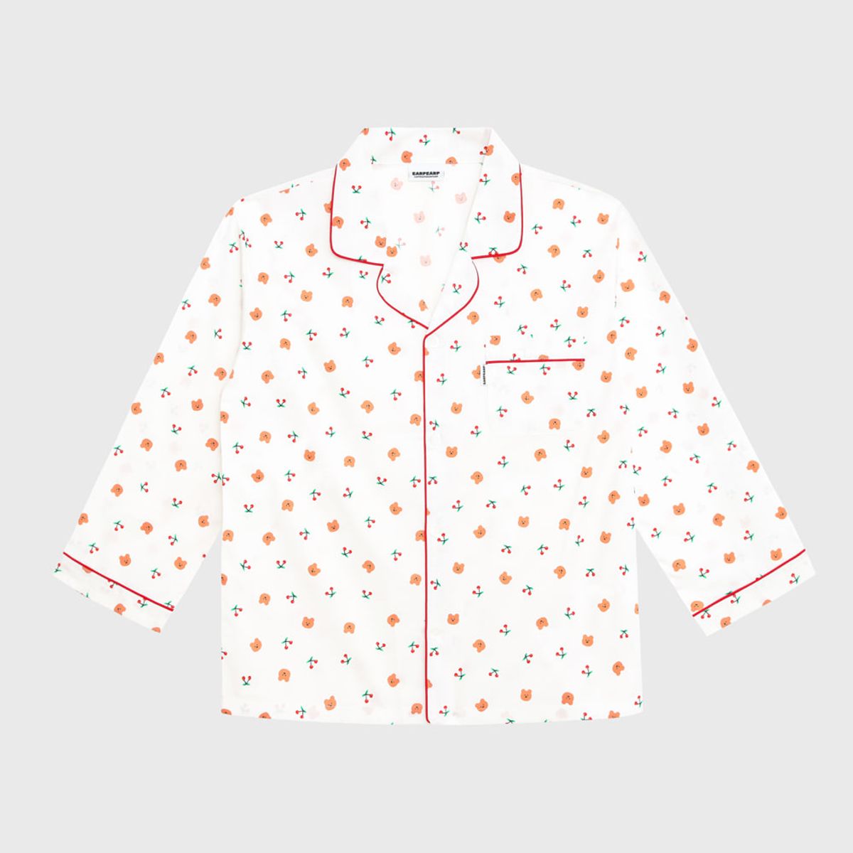 어프어프(EARPEARP) Dot cherry bear-white(Pajamas)