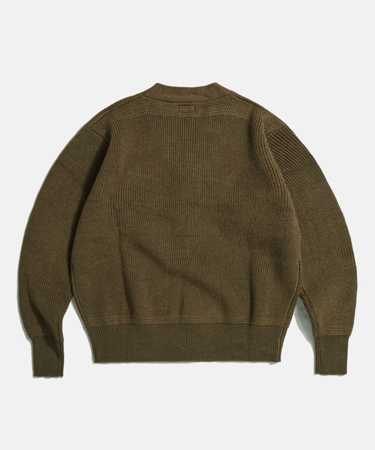 브론슨(BRONSON) USAAF Type A-1 V-neck Mechanics Sweater Olive