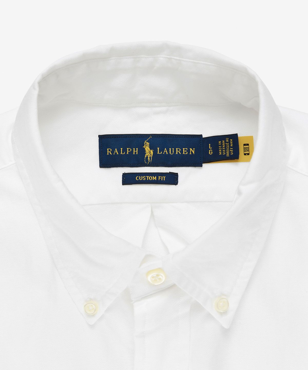 폴로 랄프 로렌(POLO RALPH LAUREN) 커스텀핏 옥스포드 셔츠 - 화이트
