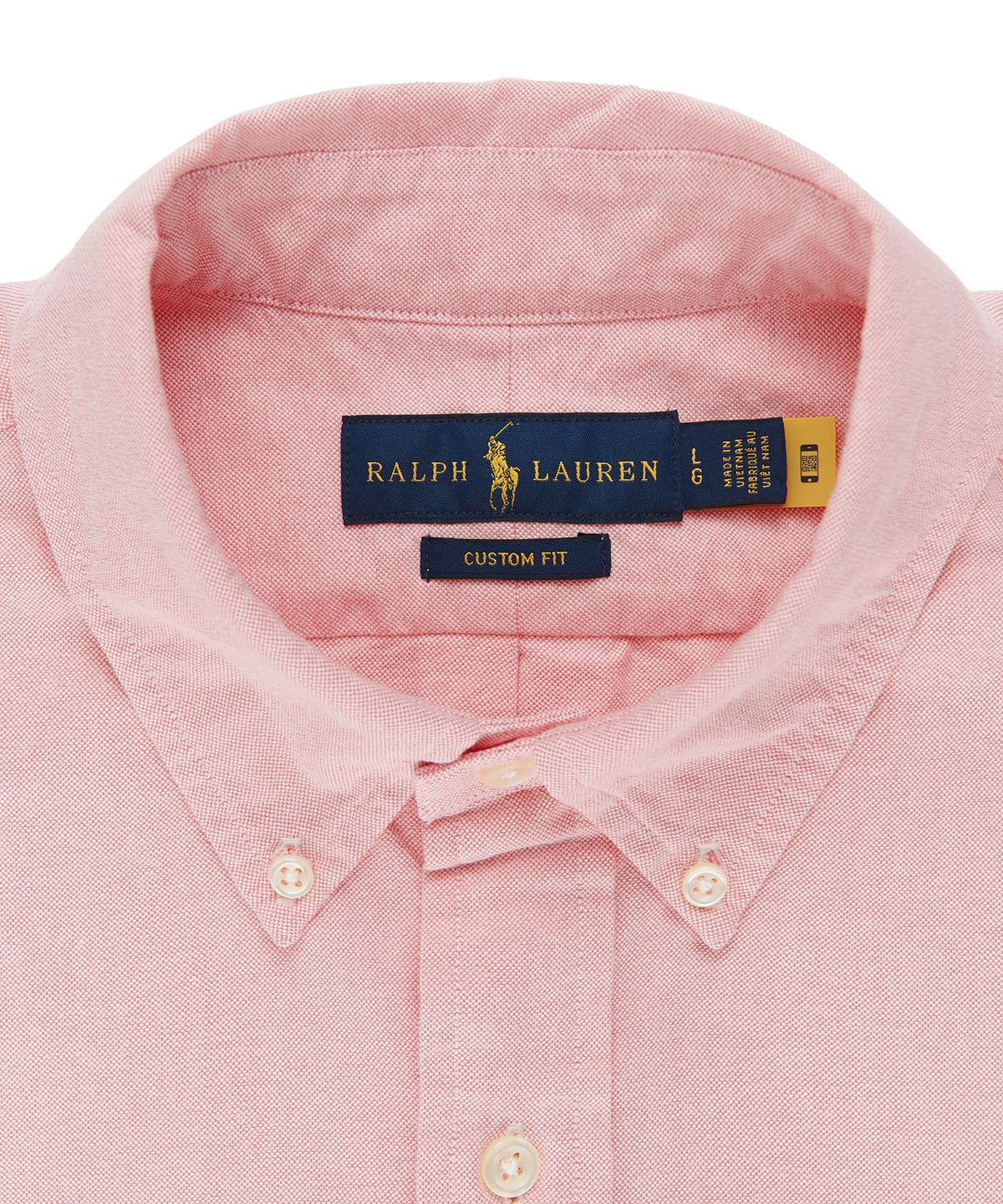 폴로 랄프 로렌(POLO RALPH LAUREN) 커스텀핏 옥스포드 셔츠 - 핑크