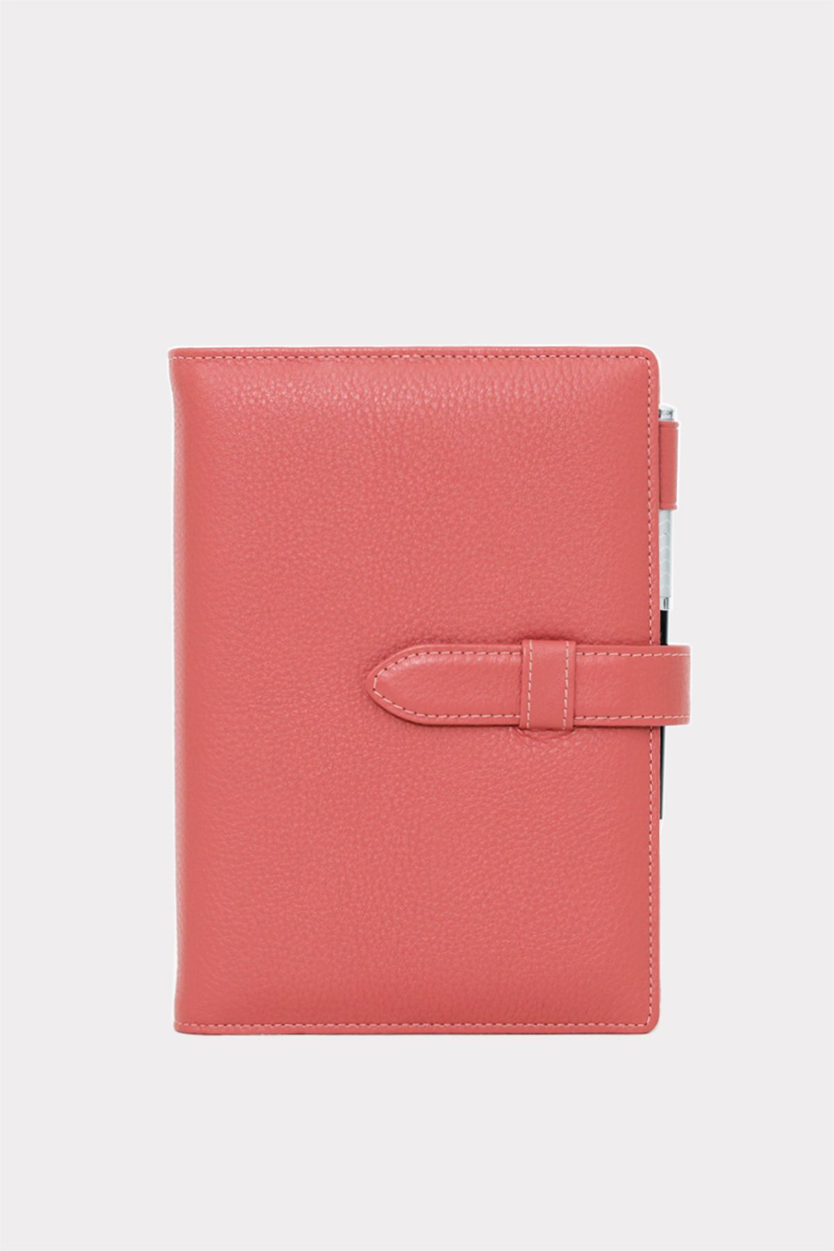 마뜨(MATT) 2026 소가죽 만년 바인더 6공 40절 B6 가죽 다이어리 커버 코랄핑크