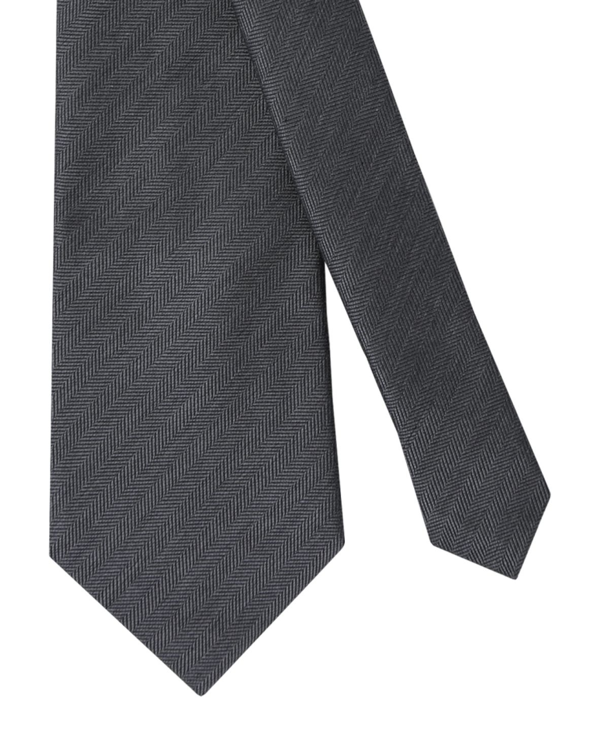 매너그램(MANNERGRAM) 실크 헤링본 그레이