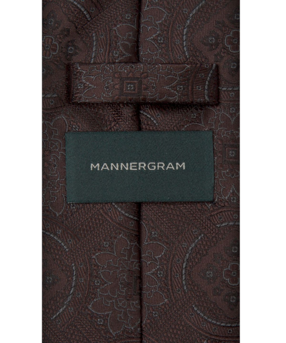 매너그램(MANNERGRAM) 앤틱 올오버 브라운
