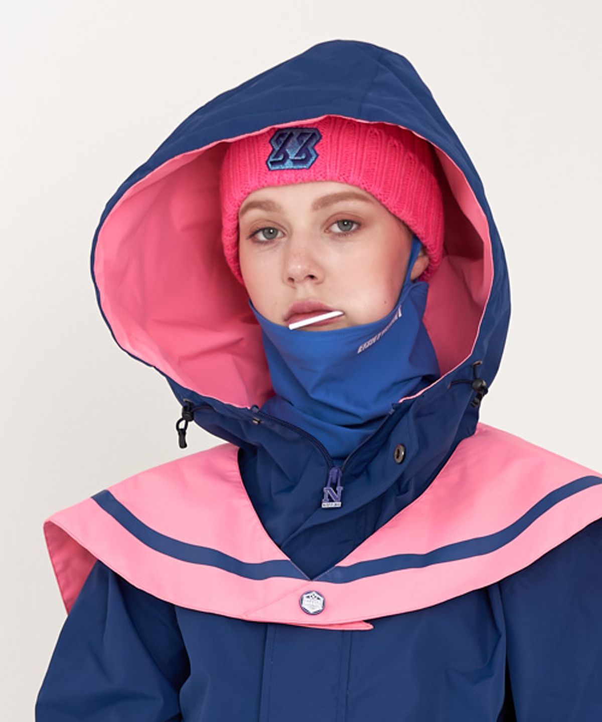 내핑스노우(NAPPINGSNOW) J1 SAILOR(J1 세일러-NAVY/PINK)
