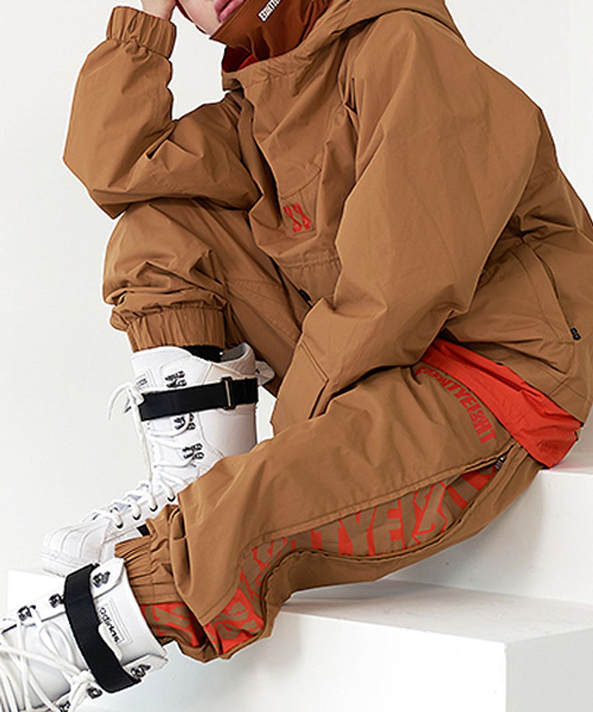 88리미티드(88LIMITED) P2 21BOXER pants(P2 21복서팬츠-BEIGE/ORG)