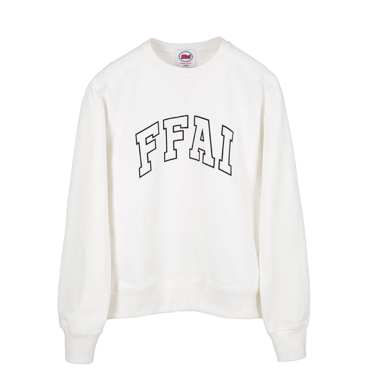 파이(FFAI) OT.21 BIG LOGO SWEAT SHIRTS_WHITE