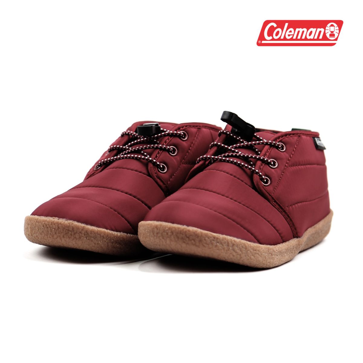 콜맨슈즈(COLEMAN SHOES) 템프 여성용 패딩 방한화 겨울신발 버건디