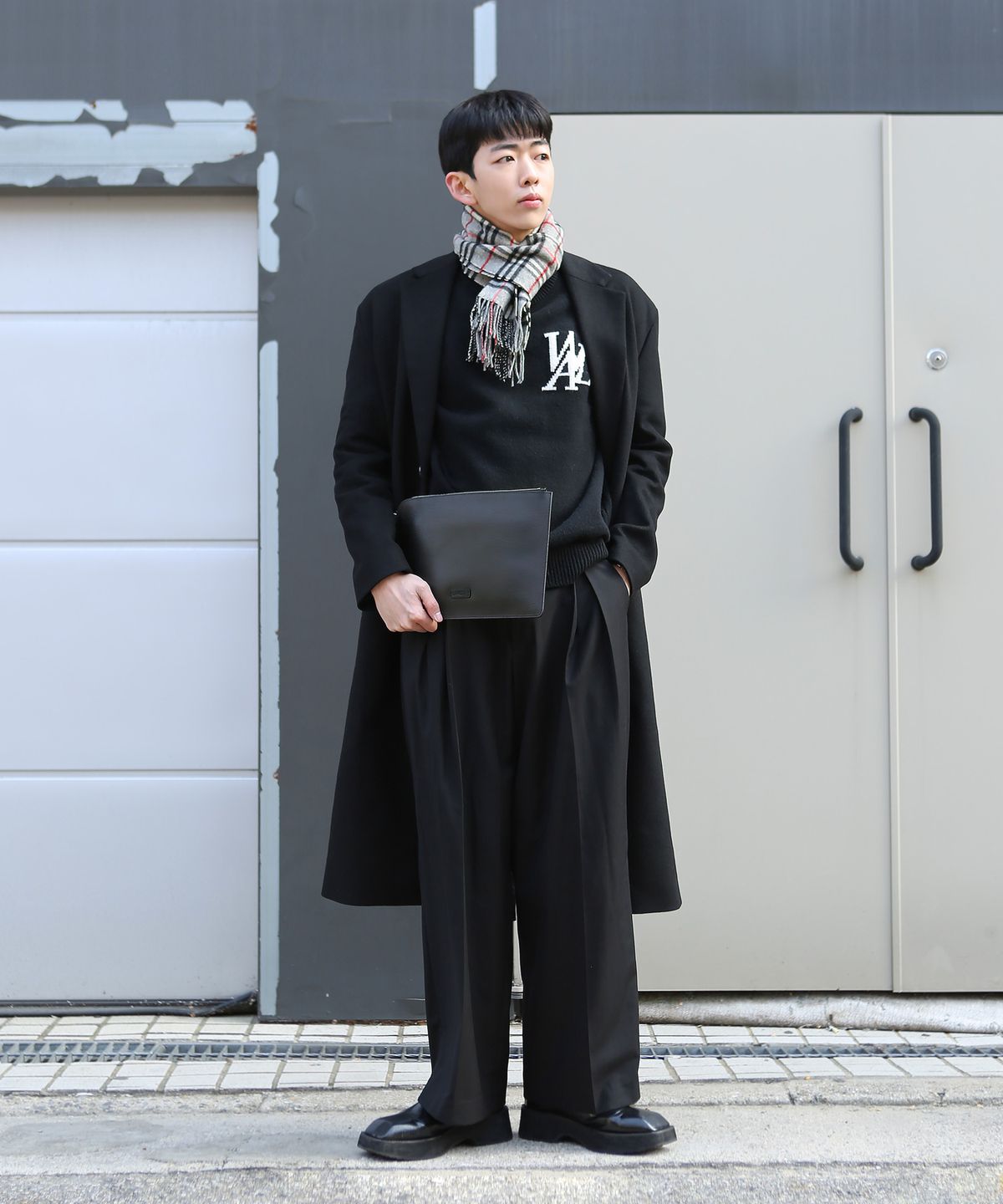 란체티(LANCETTI) 도노 클러치백  LM-1700600 BLACK
