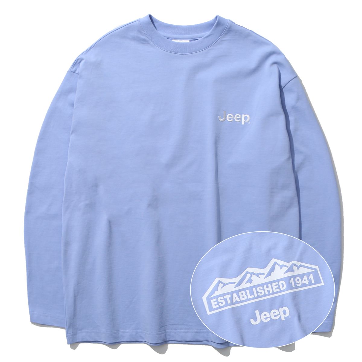 지프(JEEP) M-Logo Crewneck(JM5TSU031BL)