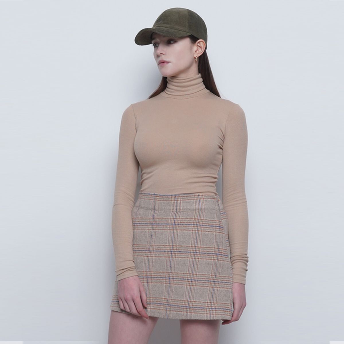 에이본(THE-ABON) W25 fleece pola tee beige