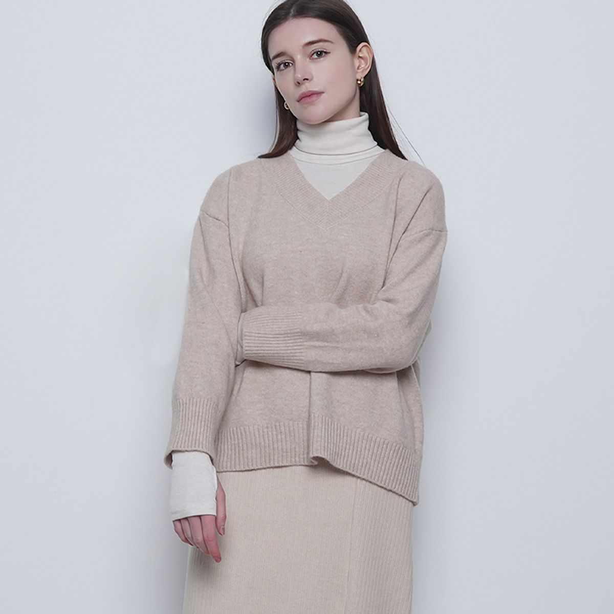 에이본(THE-ABON) W25 uni warm warmer pola tee ivory