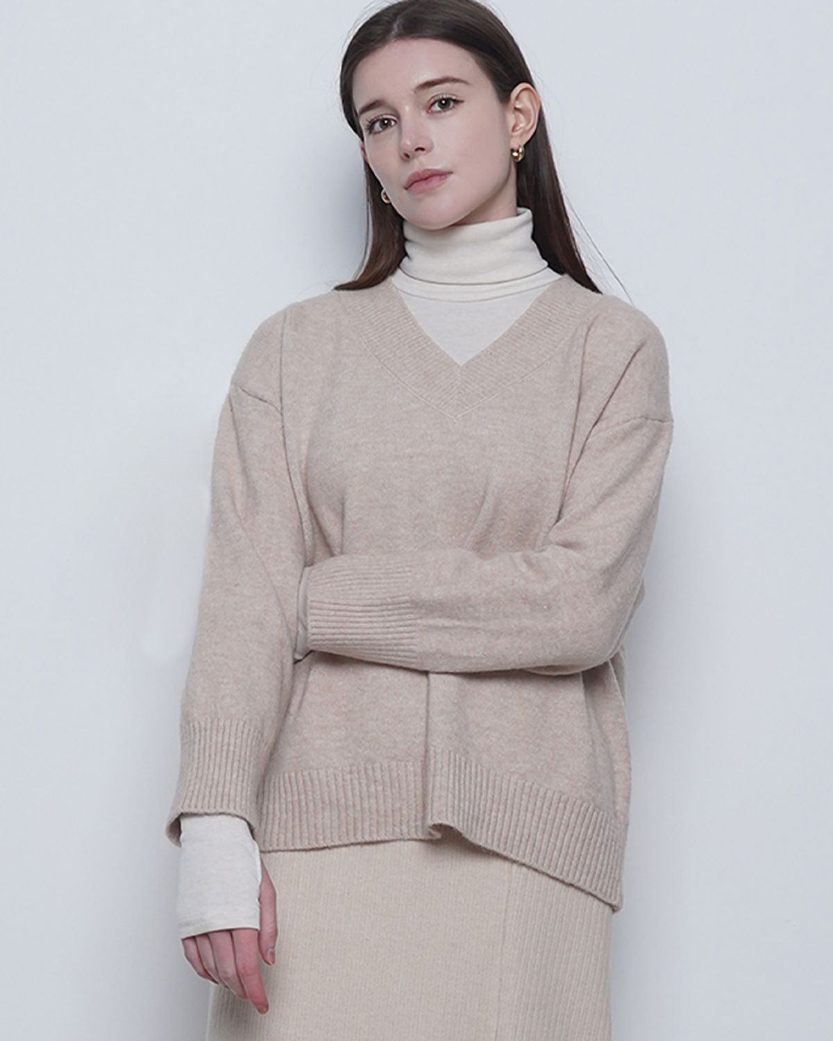 에이본(THE-ABON) W25 uni warm warmer pola tee ivory