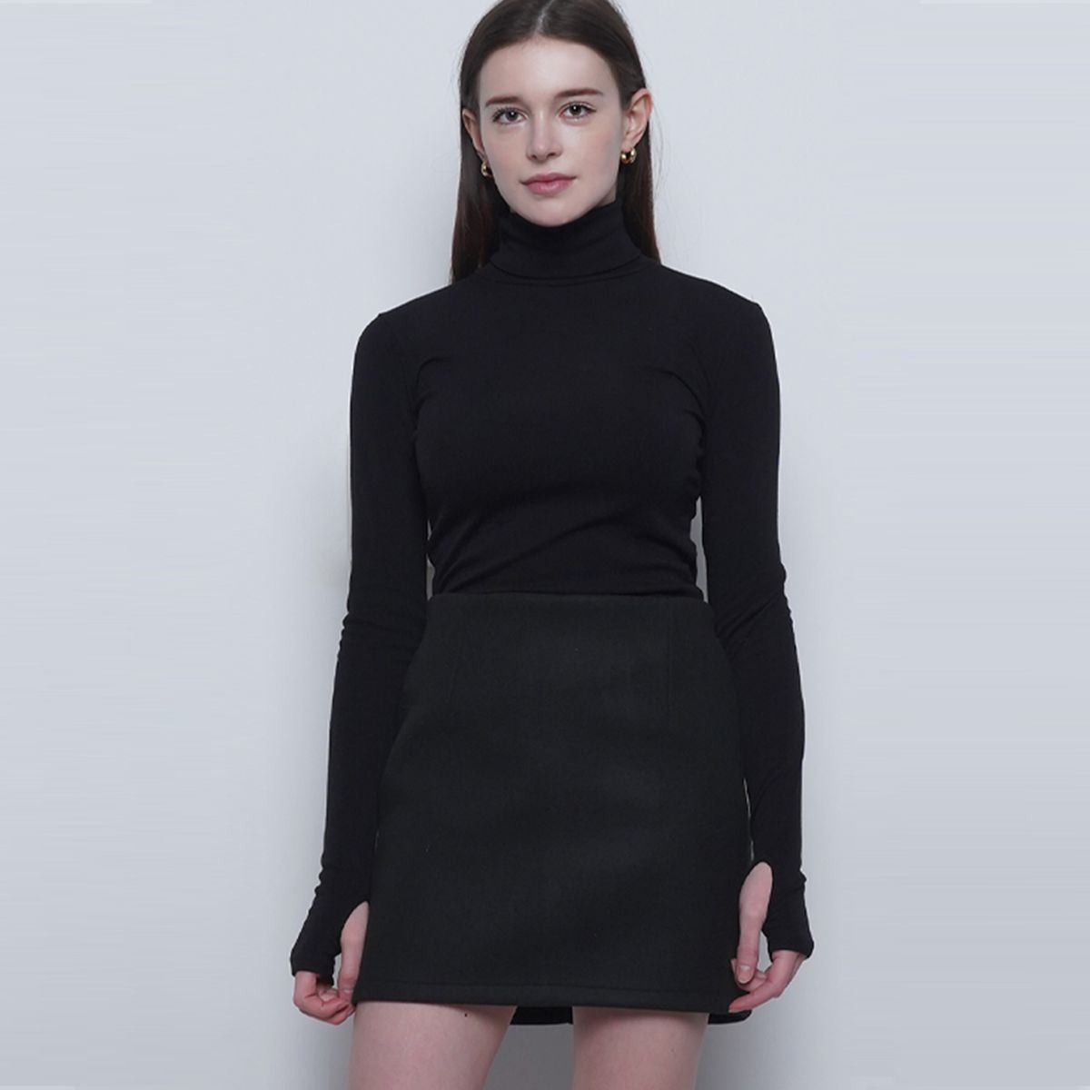 에이본(THE-ABON) W25 uni warm warmer pola tee black