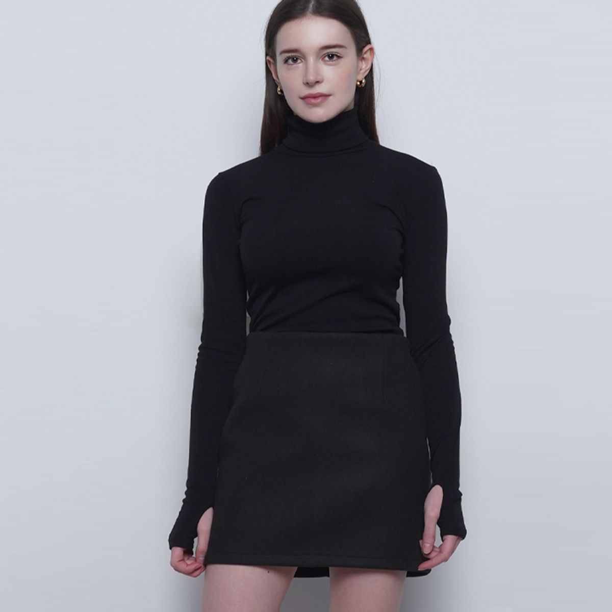 에이본(THE-ABON) W25 uni warm warmer pola tee black