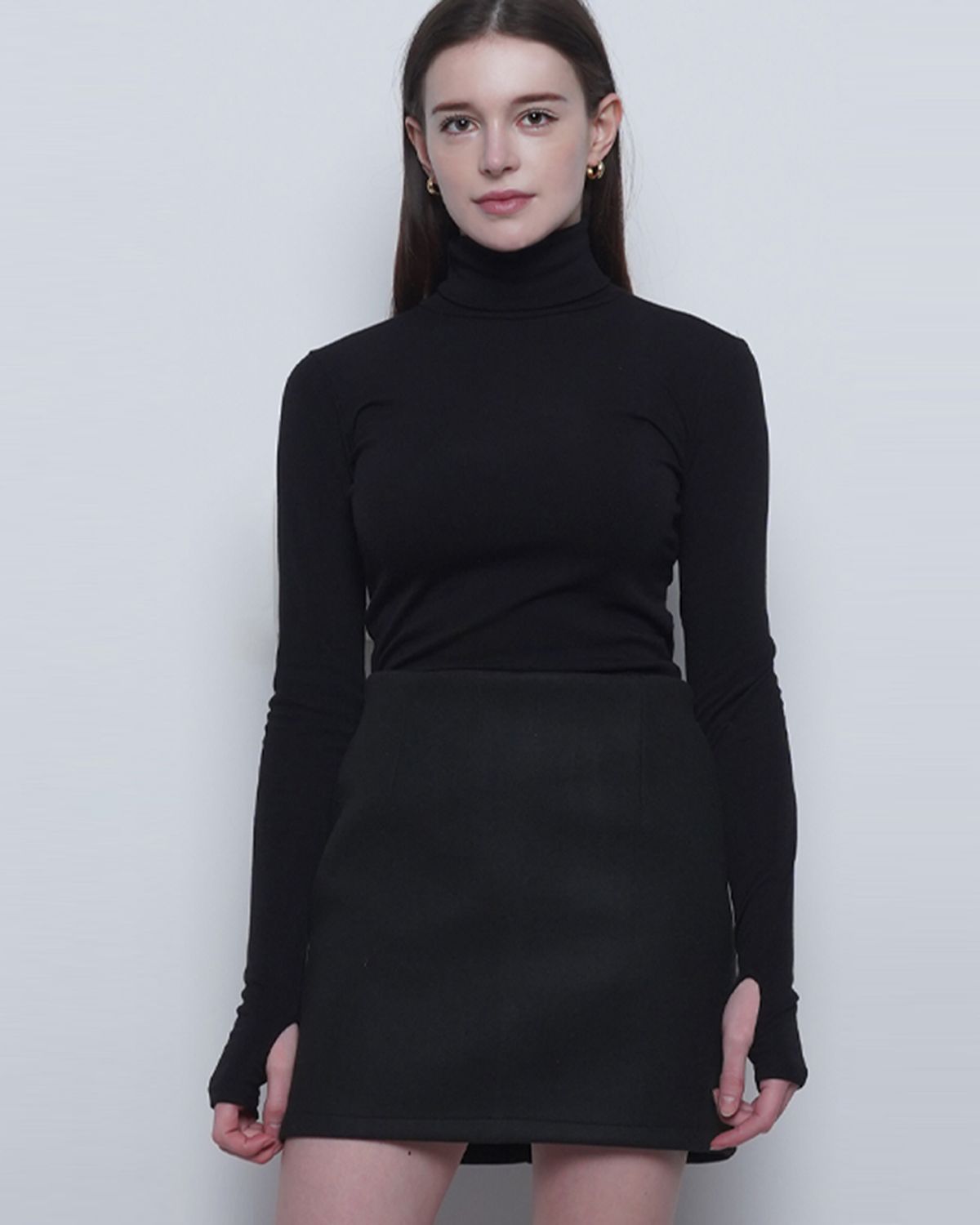 에이본(THE-ABON) W25 uni warm warmer pola tee black