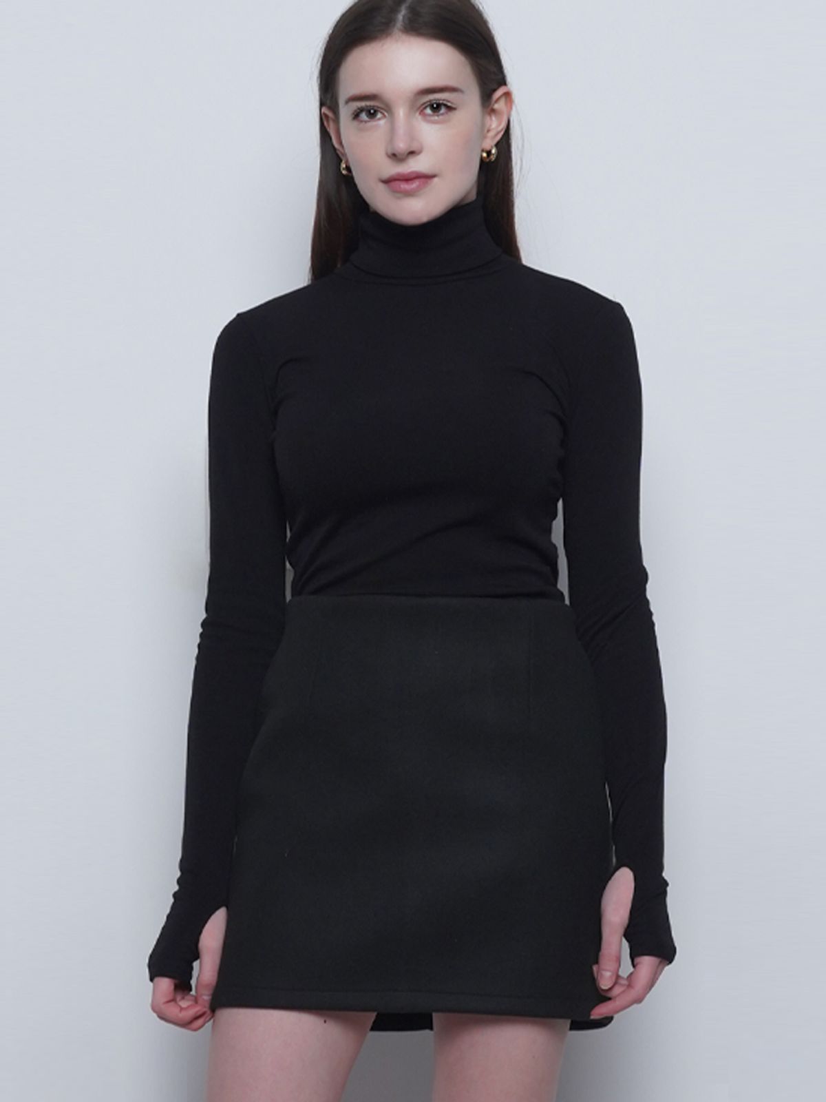에이본(THE-ABON) W25 uni warm warmer pola tee black