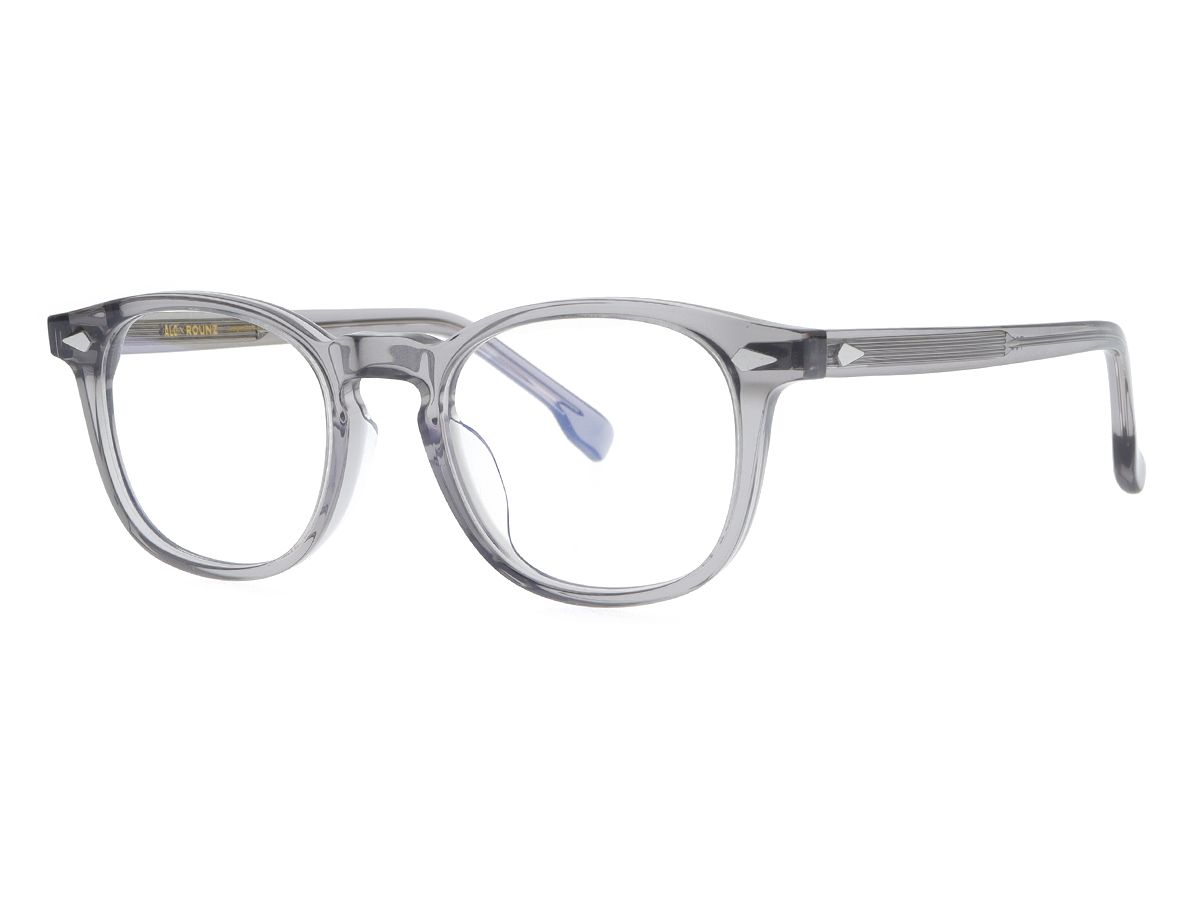 알로아이웨어(ALO EYEWEAR) [ALOXROUNZ] AR7002A C2 빈티지프레임 그레이 반투명 뿔테 안경