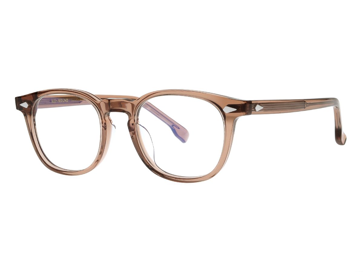 알로아이웨어(ALO EYEWEAR) [ALOXROUNZ] AR7002A C4 빈티지프레임 브라운 반투명 뿔테 안경