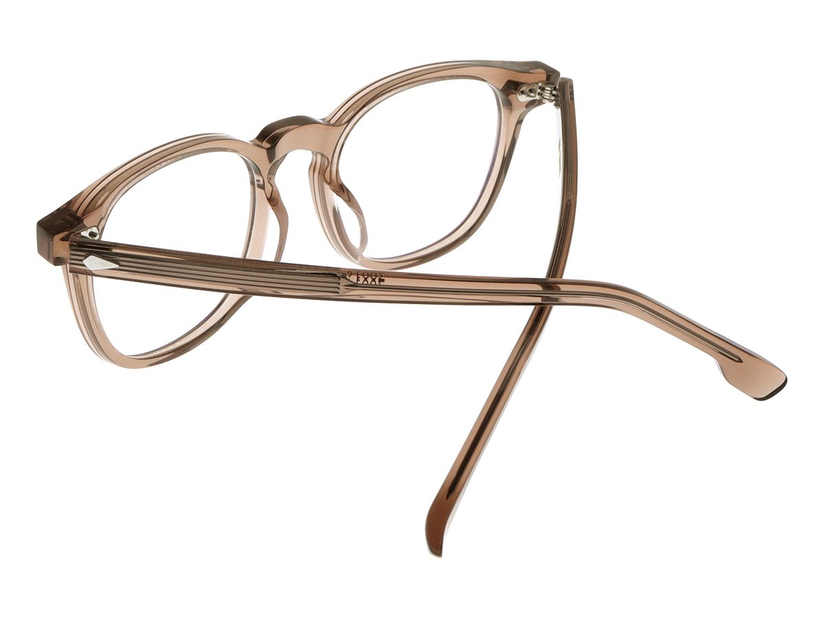 알로아이웨어(ALO EYEWEAR) [ALOXROUNZ] AR7002A C4 빈티지프레임 브라운 반투명 뿔테 안경