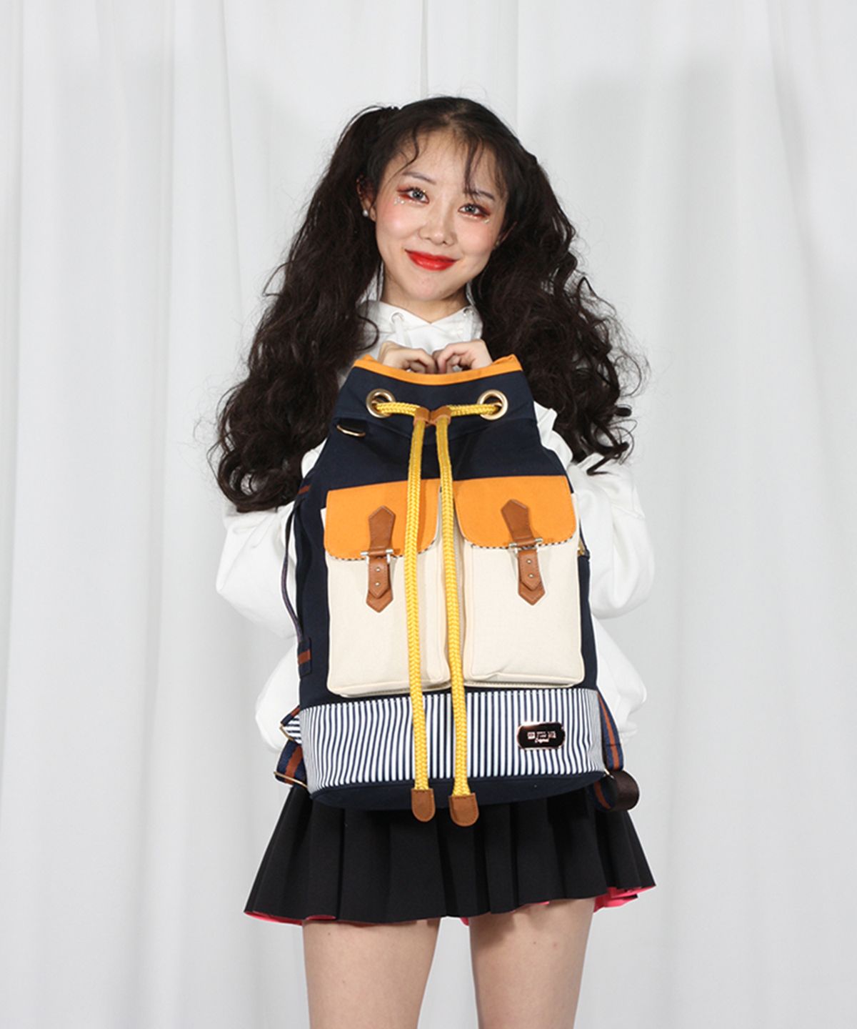 블라뱅(BLAHBANG) 더풀백 콤비네이션 (네이비) THE FULL BAG