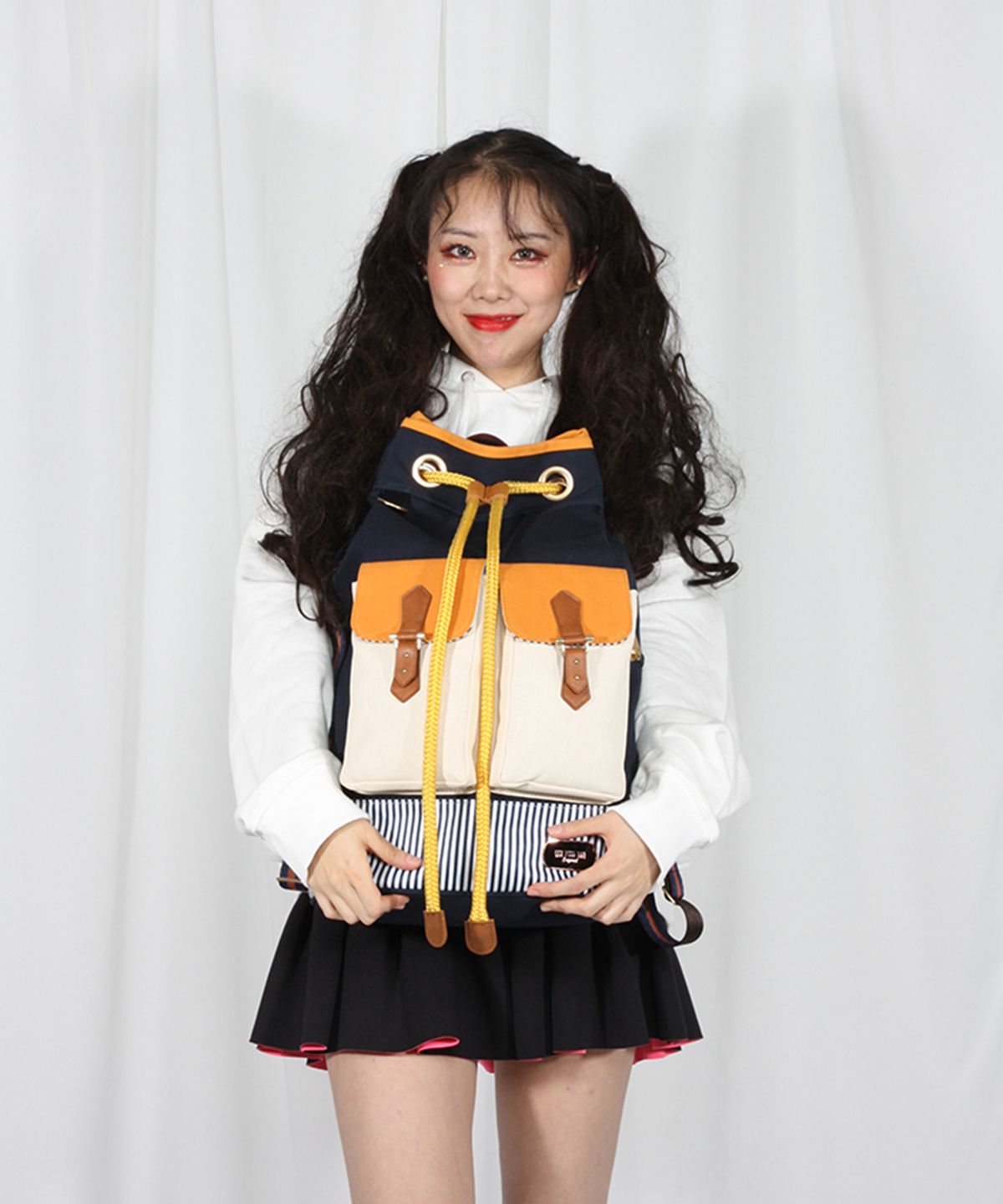 블라뱅(BLAHBANG) 더풀백 콤비네이션 (네이비) THE FULL BAG
