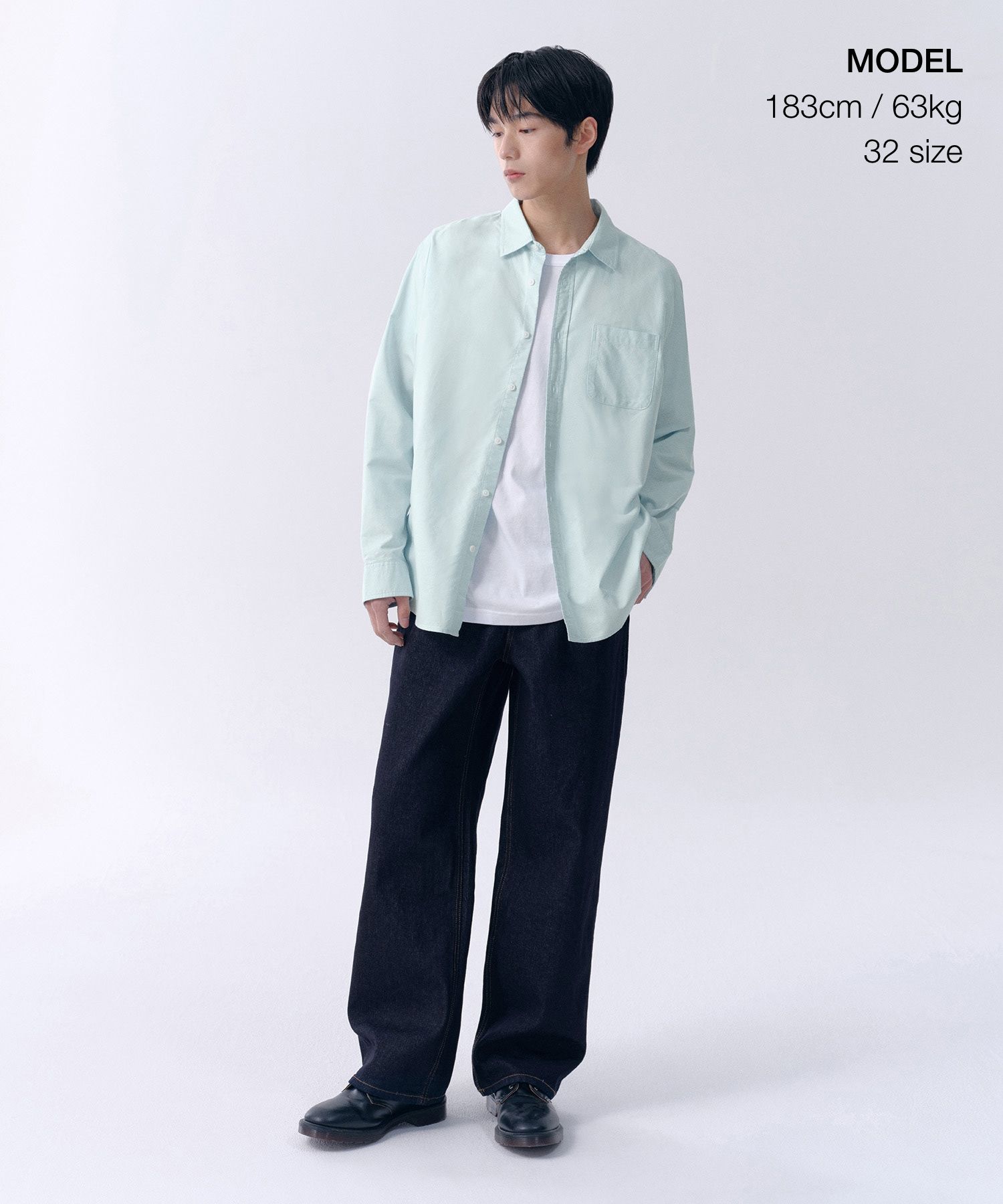 ★MUSINSA STANDARD★ Indigo Straight Denim Pants Medium MMCN MUSINSA | MUSINSA STANDARD WIDE DENIM PANTS [DEEP INDIGO]