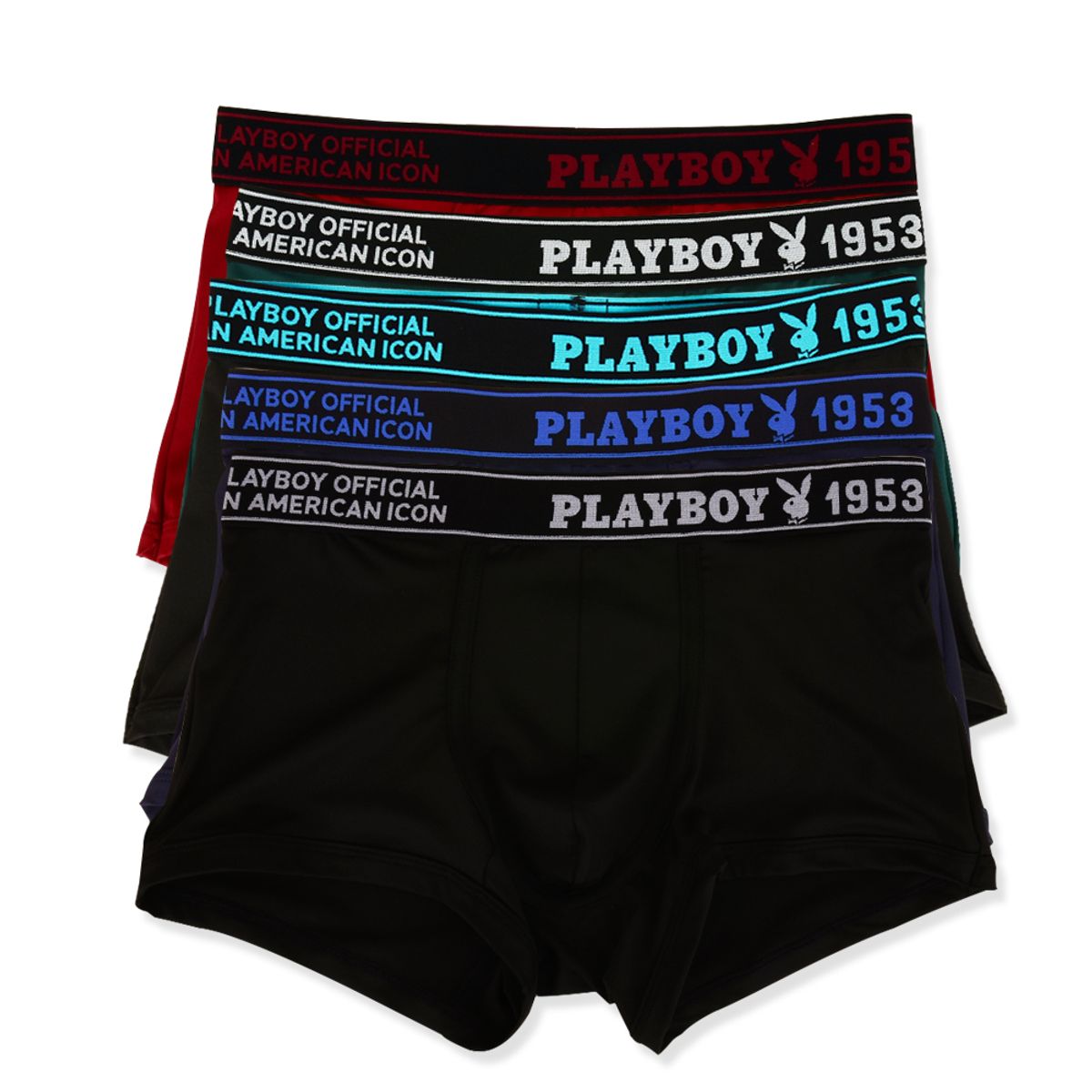 플레이보이(PLAYBOY) 남성 라인 로고 드로즈 [ 5SET ] PMD2102-5