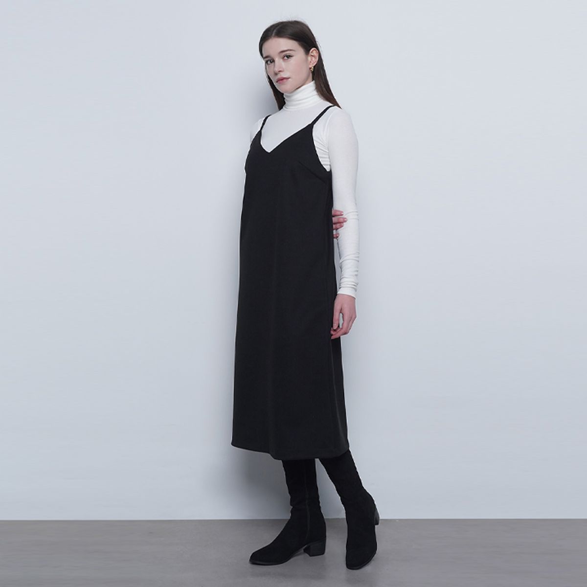 에이본(THE-ABON) W212 suede ops black